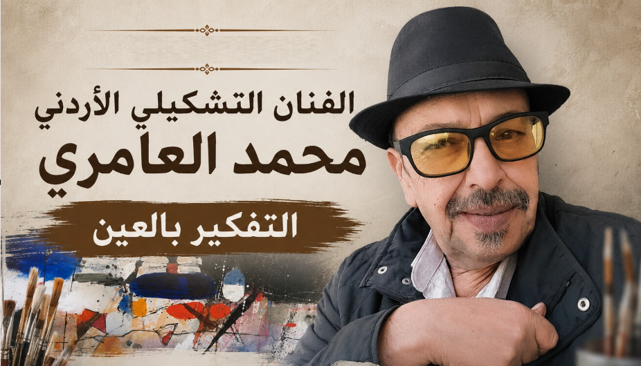 الفنان التشكيلي الأردني محمد العامري : التفكير بالعين