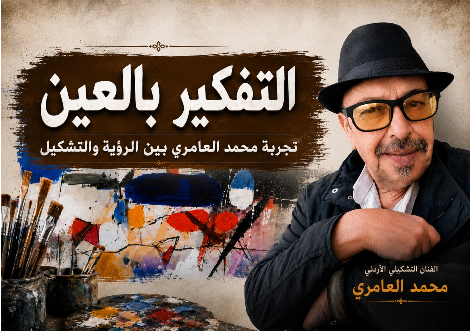 الفنان التشكيلي الأردني محمد العامري : التفكير بالعين