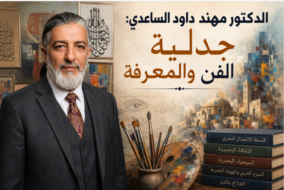الدكتور مهند داود الساعدي: جدلية الفن والمعرفة.