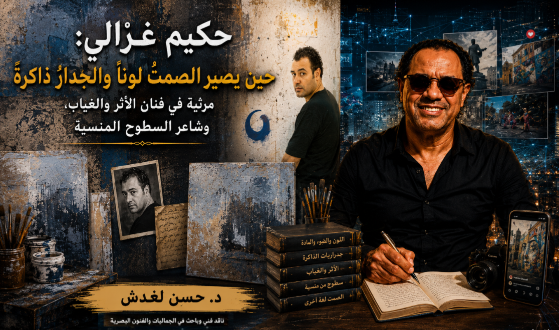 حين يصير الصمتُ لوناً والجدارُ ذاكرةً