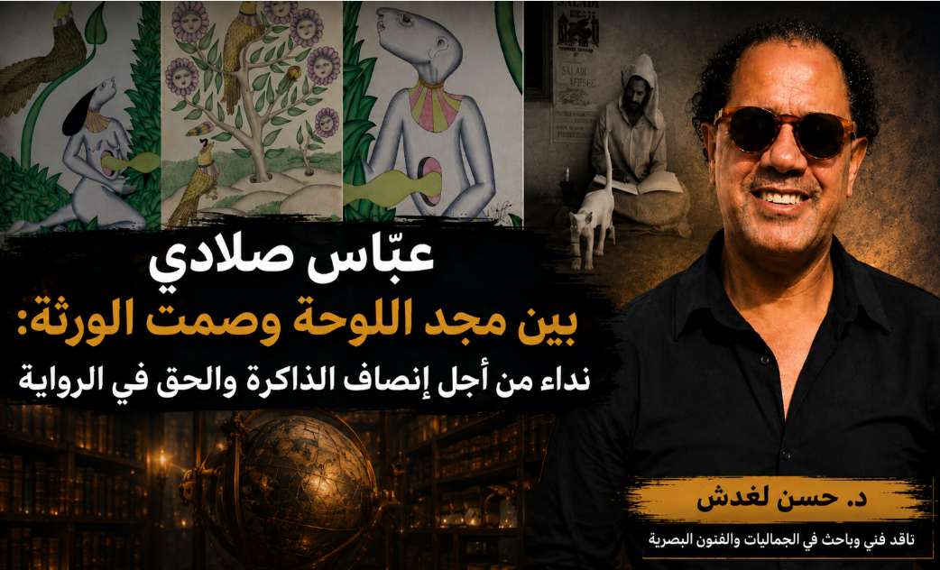 عبّاس صلادي بين مجد اللوحة وصمت الورثة: نداء من أجل إنصاف الذاكرة والحق في الرواية