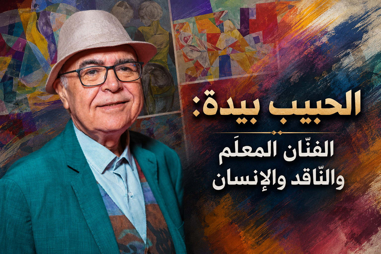 الحبيب بيدة:  الفنّان المعلّم والنّاقد والإنسان