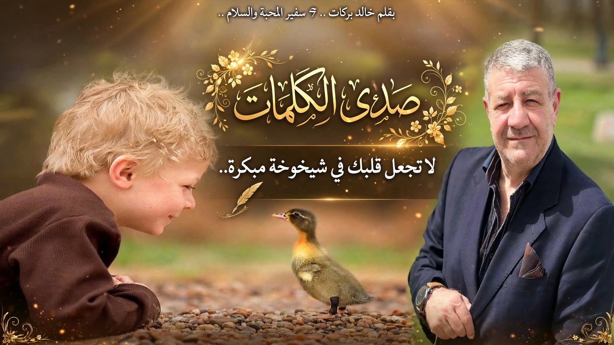 صـــدى الكلمـــات.. لا تجعل قلـبك في شيخوخـــة مبكـــرة..